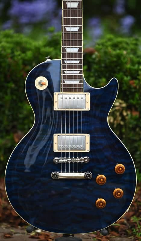 Tokai LS-101Q IB - Quilt Indigo Blue