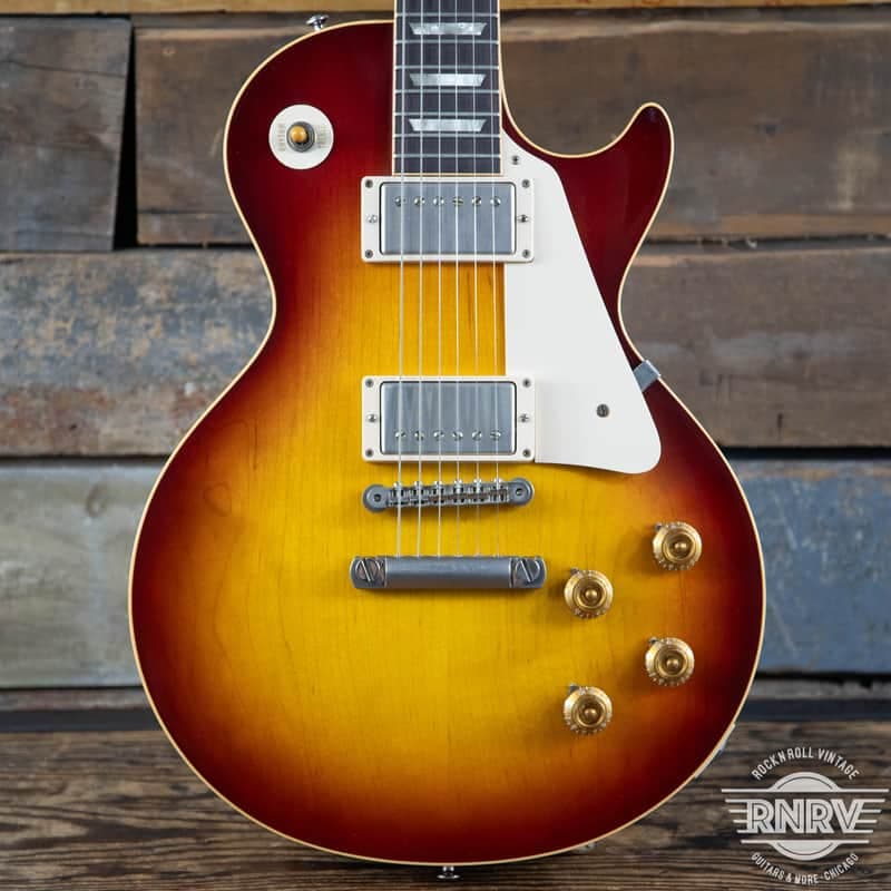 2010 Gibson Les Paul R8 1958 Reissue Plain Top Sunburst
