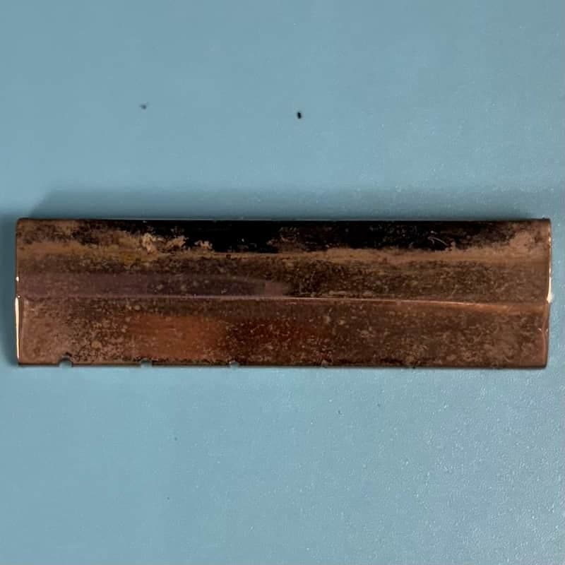 1940s - 50s Gibson Nickel Lap Steel Nut for Vintage BR9 / BR6 / BR4 / Skylark / Royal Ultra Tone Century! P367