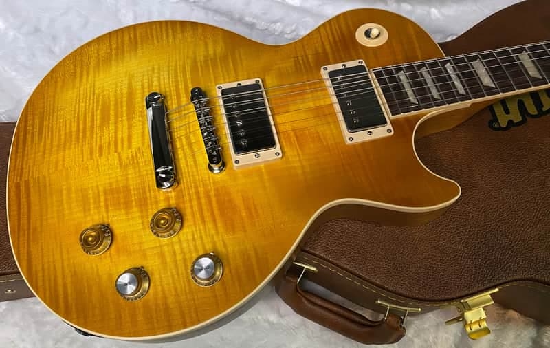 NEW ! Gibson Kirk Hammett Greeny Les Paul Standard Greeny Burst - Killer Top - 9.2 lbs - Authorized Dealer - G07011