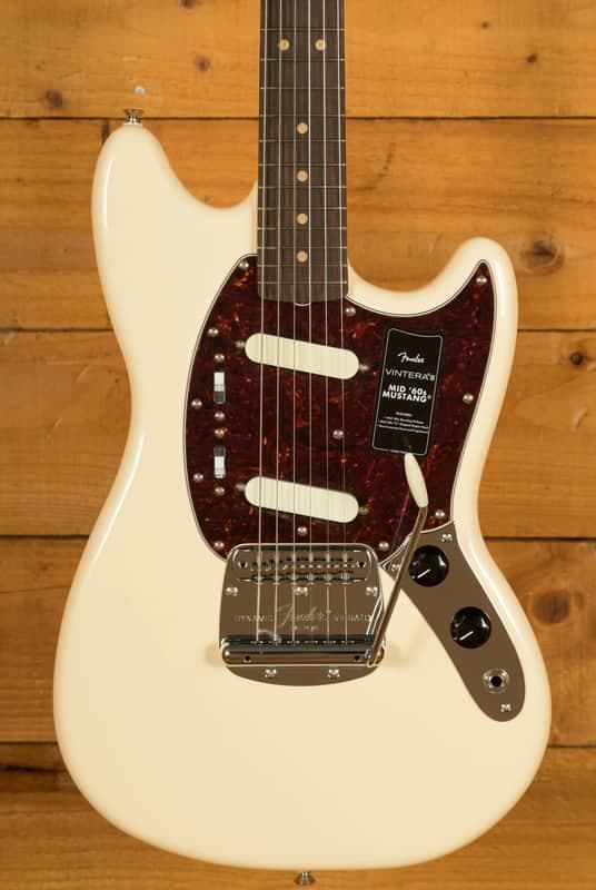 Fender Vintera III Mid '60s Mustang - Rosewood - Olympic White