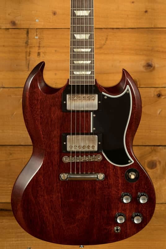 Gibson Custom 1961 Les Paul SG Standard Reissue Stop-Bar | Cherry Red - VOS