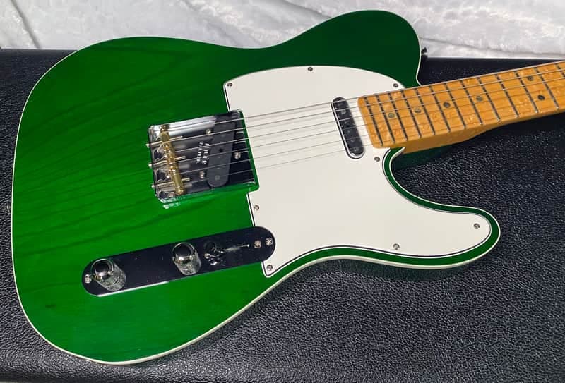 NEW! Fender American Custom Telecaster - Birdseye Maple Neck - Emerald Green Transparent - 7.3lbs - Authorized Dealer - G07548