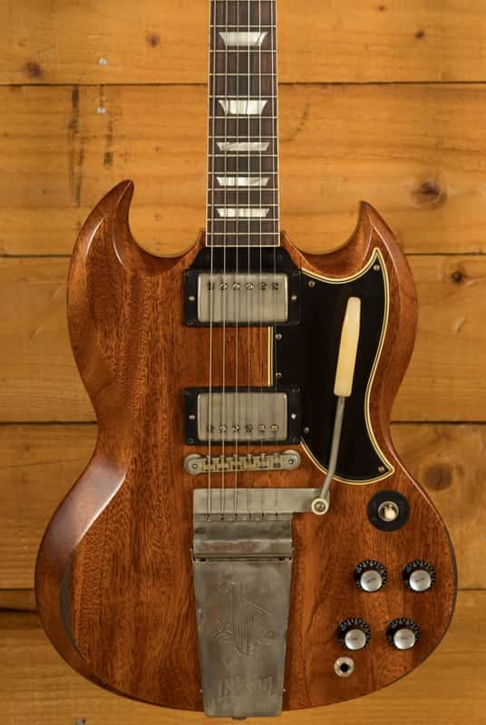 Gibson Custom Murphy Lab 1964 SG Standard Reissue w/ Maestro | Faded Cherry - Heavy Aged