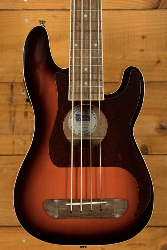 Fender Fullerton Precision Bass Ukulele - 3-Colour Sunburst
