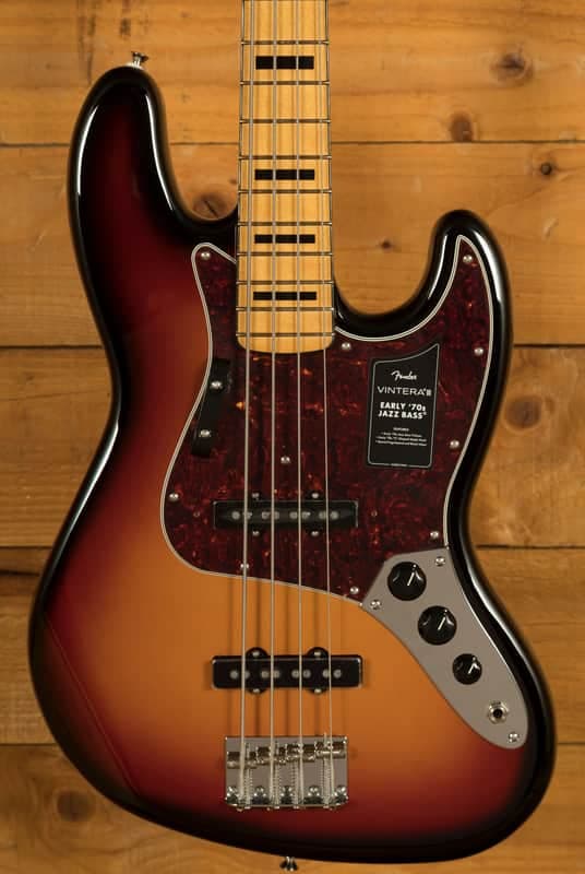 Fender Vintera III Early '70s Jazz Bass - Rosewood - 3-Colour Sunburst