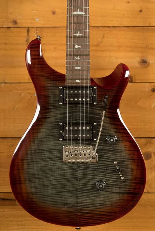 PRS SE Custom | Custom 24 - Charcoal Cherry Burst
