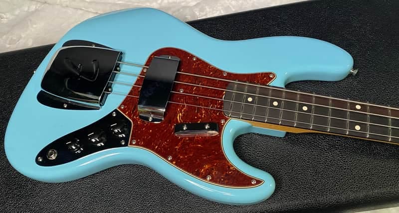 NEW! Fender Custom Shop 64 Jazz Bass NOS - Daphne Blue - 9.25 lbs - Authorized Dealer - G07541