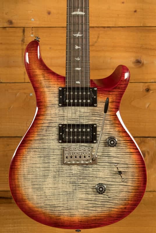 PRS SE Custom | Custom 24 - Charcoal Cherry Burst