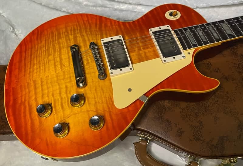 NEW! Gibson Custom 1960 Les Paul Standard Reissue VOS - Tangerine Burst - Authorized Dealer - 9.2 lbs - G07538