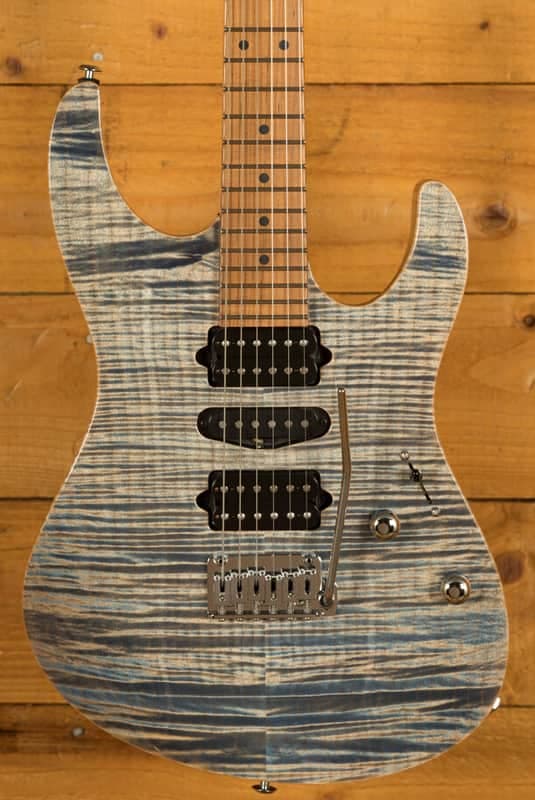 Suhr Modern Plus Trans Blue Denim/Slate Maple
