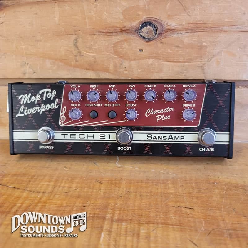 Tech 21 Character Plus Mop Top Liverpool Amp Simulator Pedal