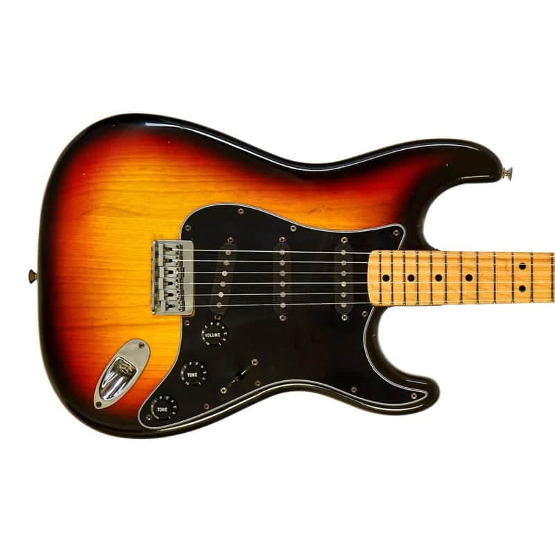 Fender Hardtail Stratocaster 3-Tone Sunburst (Pre-Owned, 1977, VG+) #S770671