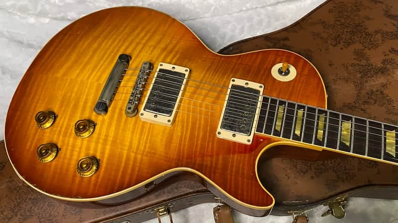 NEW! Gibson Custom 1959 Les Paul Standard Reissue - Molten Amber Burst Murphy Lab Heavy Aged - 2026 Custom Collection Limited Edition - 8.3lbs - Monster Flame Top - 9.2lbs - Authorized Dealer - In-Stock! - G07569