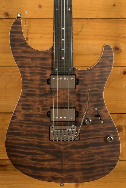 Mayones Aquila Elite S 6 - Ebony - Trans Custom Colour Satin