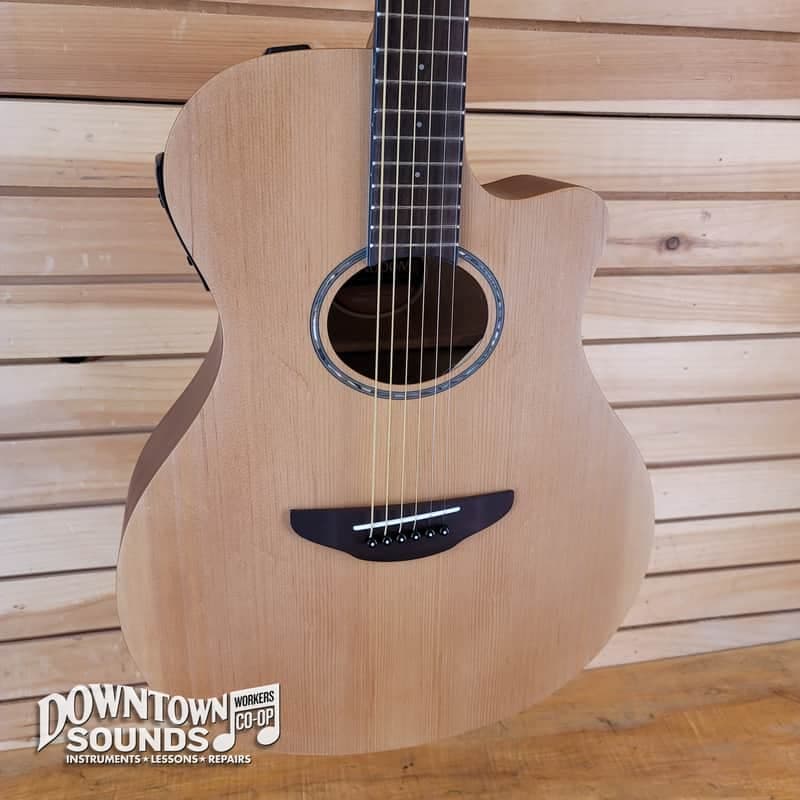 Yamaha APX Thinline Cutaway A/E Guitar - Matte Natural Satin
