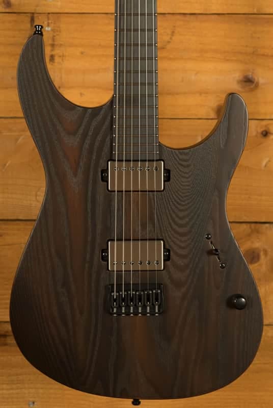 Mayones Aquila Cardinal 6 Adam Christianson Baritone Signature - Ebony - Antique Black