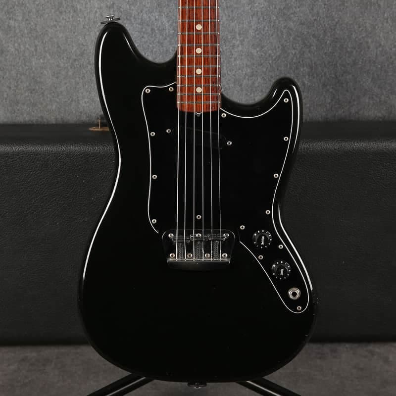 Fender Musicmaster Electric Guitar - 1978 - Black - 2nd Hand