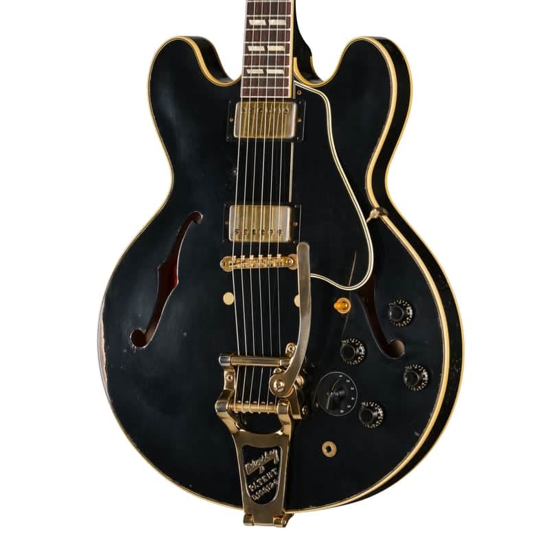 NEW! Gibson Custom 1959 ES-345 Reissue Electric Guitar - Ebony, Heavy Aged - 2026 Limited Edition Custom Collection - Authorized Dealer - Pre-Order