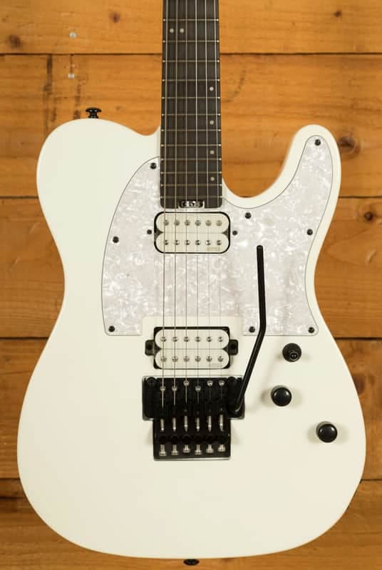 Schecter Sun Valley Super Shredder PT FR - Ebony - Metallic White