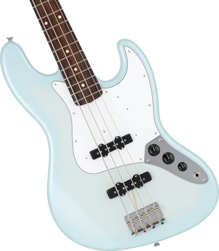 Fender Made In Japan Traditional II 60's Jazz Bass, Rosewood Fingerboard - Stardust Blue
