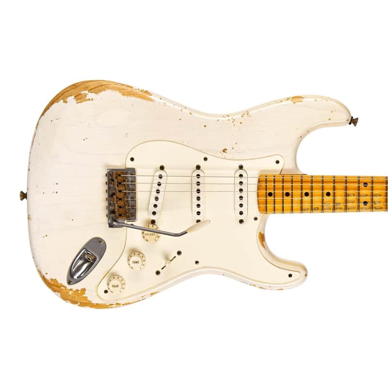 Fender Custom Shop 1956 Heavy Relic Stratocaster White Blonde (Pre-Owned, 2014, EC) #R77302