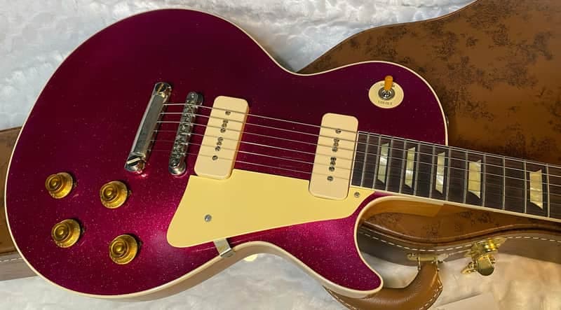Mint MINT ! Gibson Custom Shop Murphy Lab '56 Les Paul - All Pink Sparkle Reissue - Ultra Light Aged - 8.5 lbs - Authorized Dealer - G05152