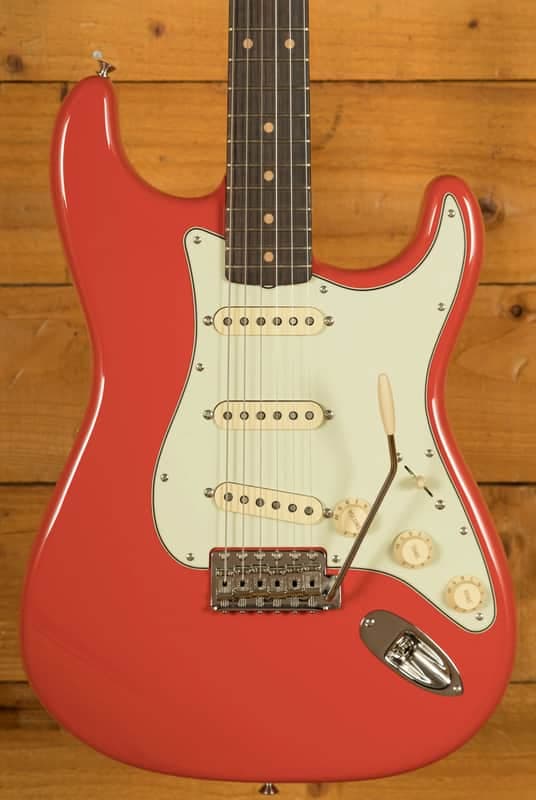 Fender Peach Guitars Exclusive American Vintage II '61 Stratocaster - Rosewood - Fiesta Red