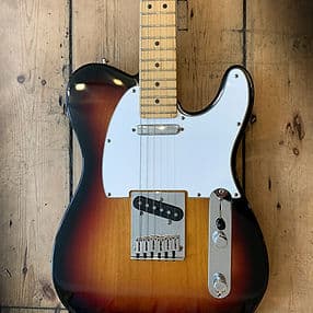 1999 Fender USA Standard Telecaster Sunburst finish.