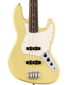 Fender Player II Jazz Electric Bass, Rosewood Fingerboard, Hialeah Yellow TGF33