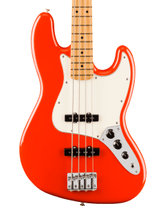 Fender Player II Jazz Bass, Maple Fingerboard, Coral Red TGF33