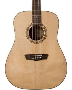 Washburn D7S Harvest Dreadnought Acoustic Guitar. Natural Gloss TGF33