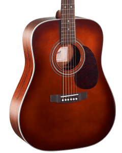 Cort EARTH70BR Earth Series Acoustic Dreadnought Guitar. Brown