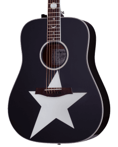 Schecter Robert Smith RS-1000 Stage Acoustic Guitar. Gloss Black. TGF33