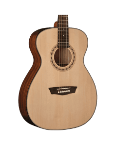 Washburn AF5K-A Apprentice Series Folk Acoustic Guitar Spruce Top with Case TGF33