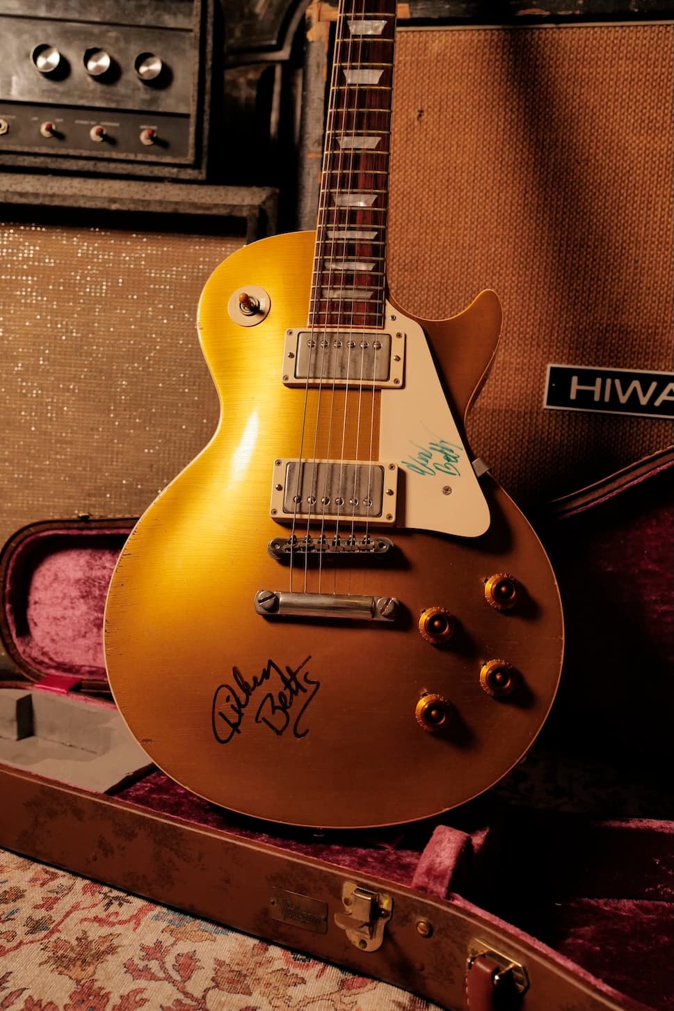 Gibson Les Paul Dickey Betts Aged and Signed
